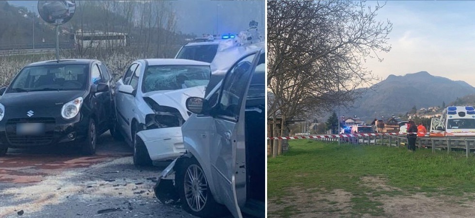 Drammatico incidente in Valsugana, un 65enne è morto e altri tre feriti portati in ospedale